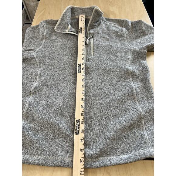 The North Face Gordon Lyons 1/2 Zip Fleece Pullover Sweater Men’s Size S Gray - Picture 9 of 10